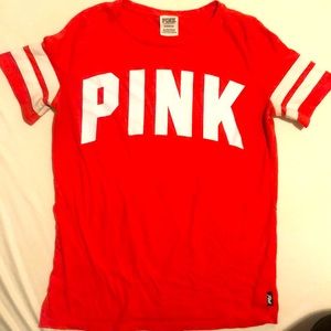 Pink logo t-shirt